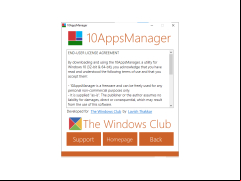 10AppsManager - about