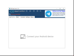 ADB AppControl - main-screen
