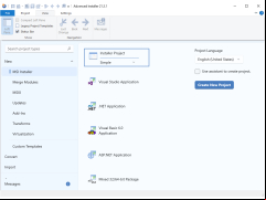 Advanced Installer - view