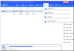 Aomei Partition Assistant - wipe