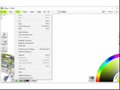 ArtRage - edit-menu