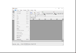 Audacity Portable - edit-menu