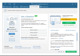Auslogics Registry Cleaner - faq