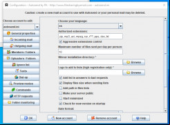 Autosend screenshot 1