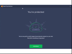 Avast Free Antivirus - welcome-screen