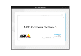 AXIS Camera Station - about-application