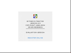 Bitmap Extractor - registration