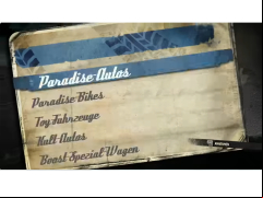Burnout Paradise: The Ultimate Box - menu