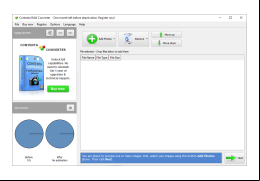 Contenta RAW Converter - main-screen