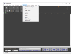 DarkAudacity - generate-menu