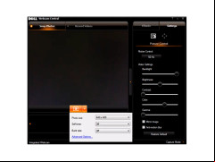 Dell Webcam Central - main-screen