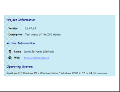 Disk Speed Test - project-info