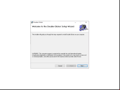 Double Click - welcome-screen-setup