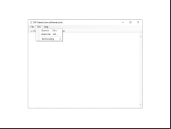 DXF Viewer - view-menu