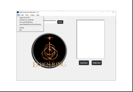 Elden Ring Save Manager - file-menu