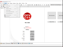 Embarcadero Dev C++ - search