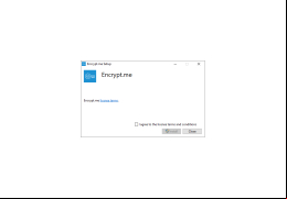 Encrypt.me - start-installation