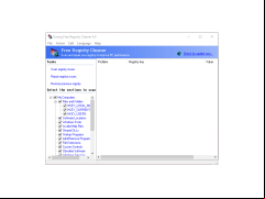 Eusing Free Registry Cleaner - main-screen