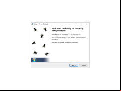 Fly on Desktop Screensaver - welcome-to-setup