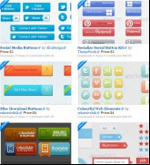 FreeButtonWeb - Free Vector Buttons screenshot 2
