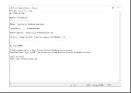 FreeButtonWeb - Free Vector Buttons - about-application