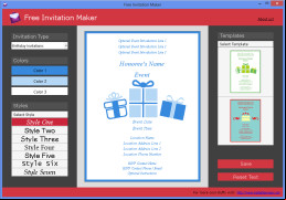 Free Invitation Maker screenshot 1