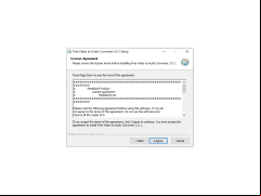 Free Video To Audio Converter - license-agreement