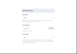 Free WebM to MP4 Converter - subtitle-settings