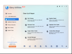 Glary Utilities Pro - clean-up-and-repair