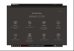 GOM Media Player - preferences