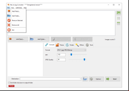 HEIC to JPG Converter - file-menu