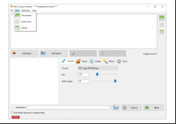 HEIC to JPG Converter - view-menu