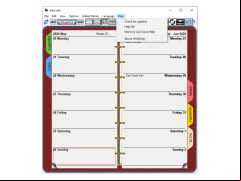 In My Diary - help-menu
