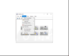 InfraRecorder - actions-menu