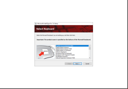 IntelliType Pro - select-keyboard