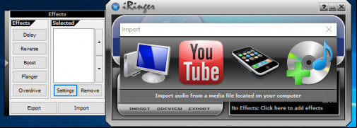 iRinger screenshot 2
