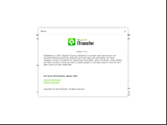 iSkysoft iTransfer - about-author-and-application