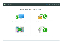 Jihosoft WhatsMate - main-screen