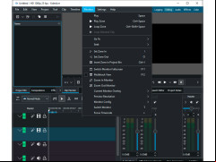 Kdenlive - monitor-menu