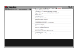Kingston SSD Manager - events
