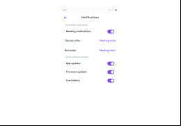 Logi Tune - notifications-settings