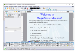 MagicScore Maestro - main-screen
