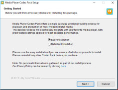 Media Player Codec Pack screenshot 1