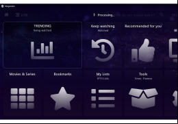 Megacubo - main-screen