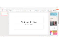 Microsoft PowerPoint 2016 - main-screen
