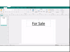 Microsoft Publisher 2016 - text-add