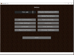Minecraft - options-in-game