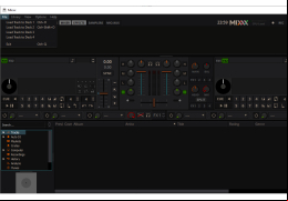 Mixxx - tracks-menu