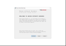 Mouse without Borders - welcome-screen