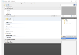 MySQL Workbench - main-screen